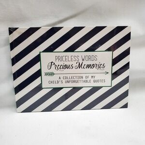 Mary Square ♡ Priceless Words Precious Memories Journal ♡ Black & Green ♡ NEW!